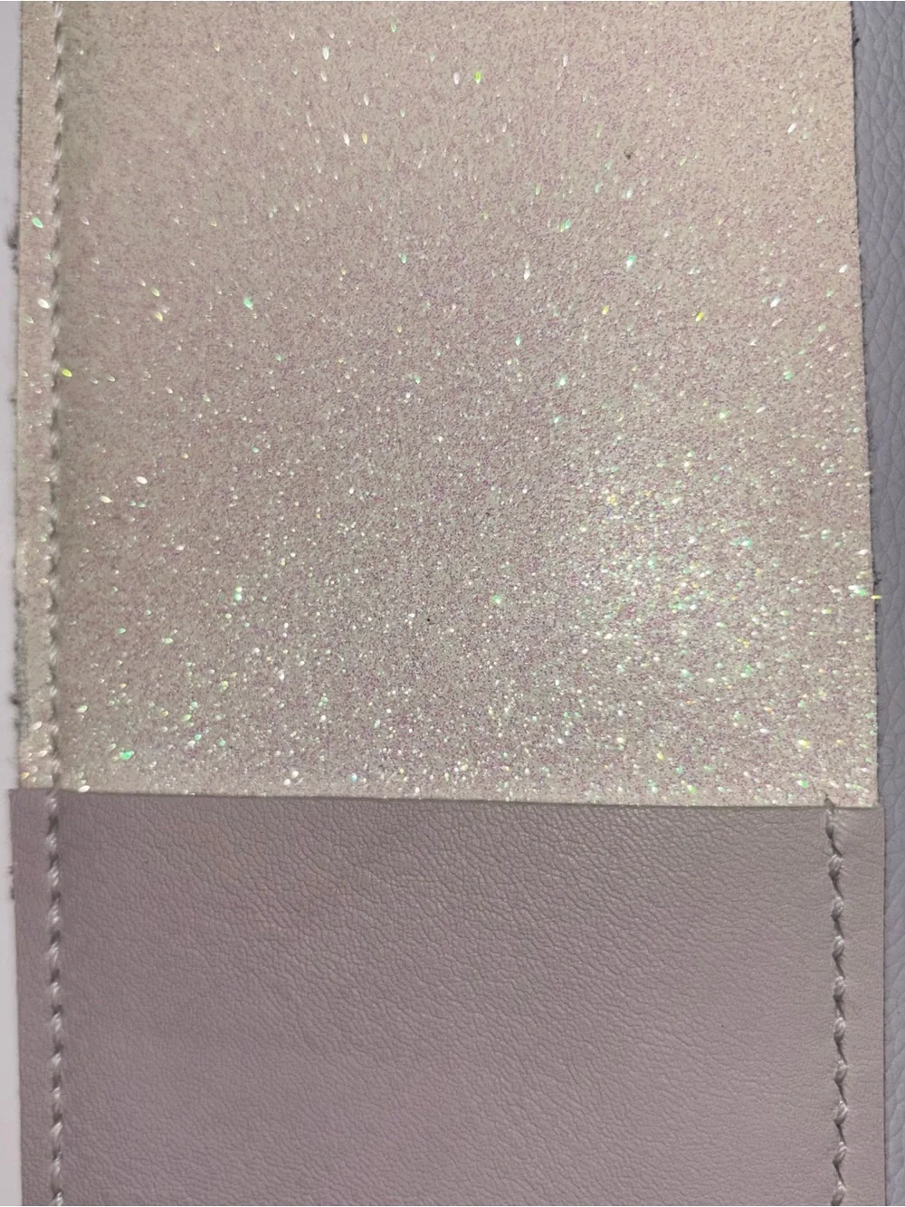 Pelle Studio Personal Size Soft Pink Leather Ring Binder Planner Scallop Edge